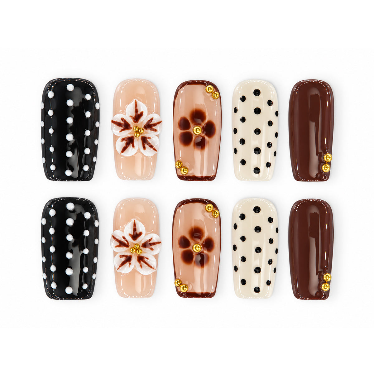 Classic Collection — Coffee Polka Dots
