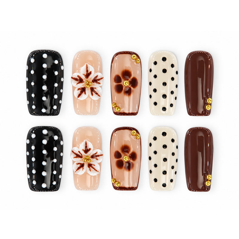 Classic Collection — Coffee Polka Dots