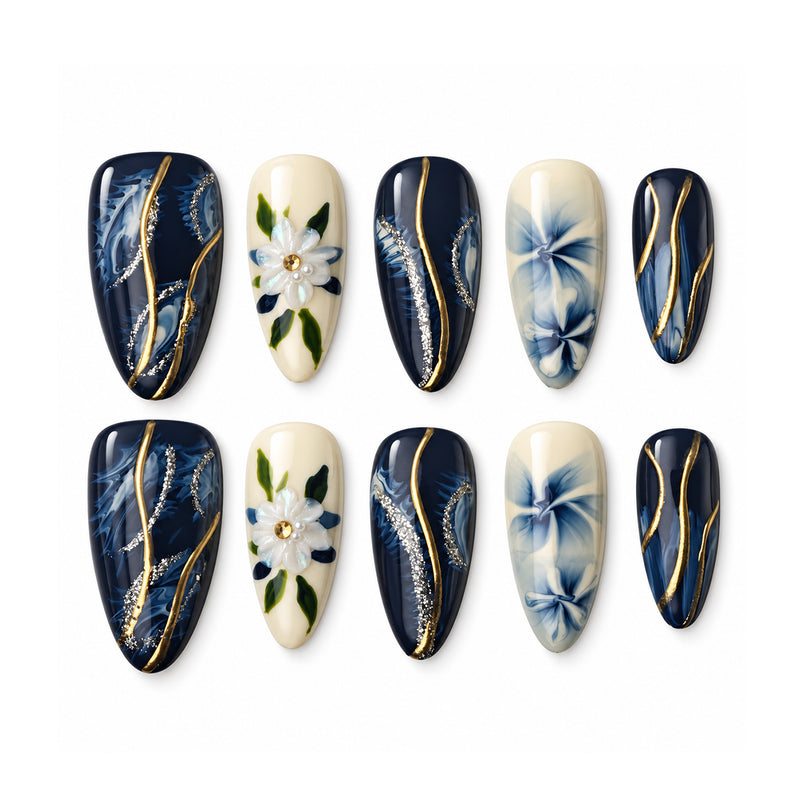 Navy Porcelain
